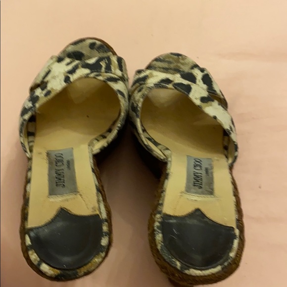 Animal print Jimmy Choo wedges size 39 - Picture 4 of 10